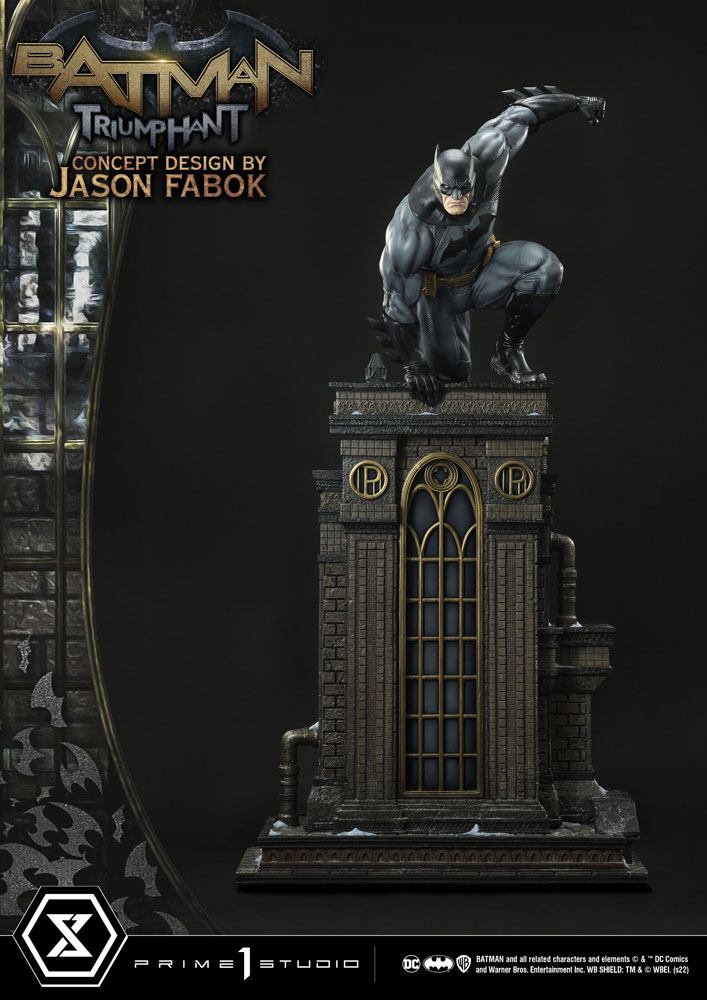 DC Comics Museum Masterline Statue 1/3 Batman Triumphant (Concept Design By Jason Fabok) Bonus Version 119 cm