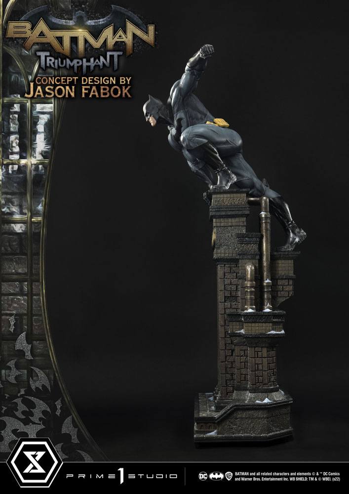 DC Comics Museum Masterline Statue 1/3 Batman Triumphant (Concept Design By Jason Fabok) Bonus Version 119 cm