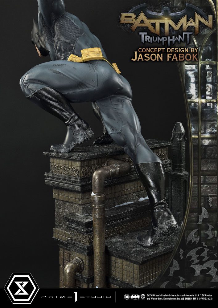 DC Comics Museum Masterline Statue 1/3 Batman Triumphant (Concept Design By Jason Fabok) Bonus Version 119 cm