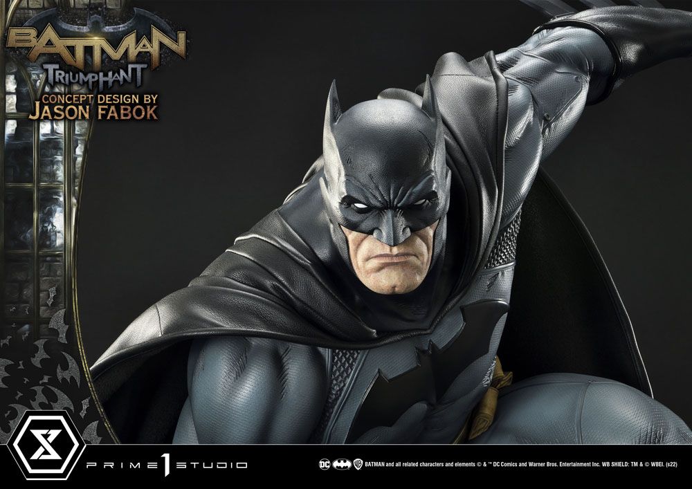DC Comics Museum Masterline Statue 1/3 Batman Triumphant (Concept Design By Jason Fabok) Bonus Version 119 cm