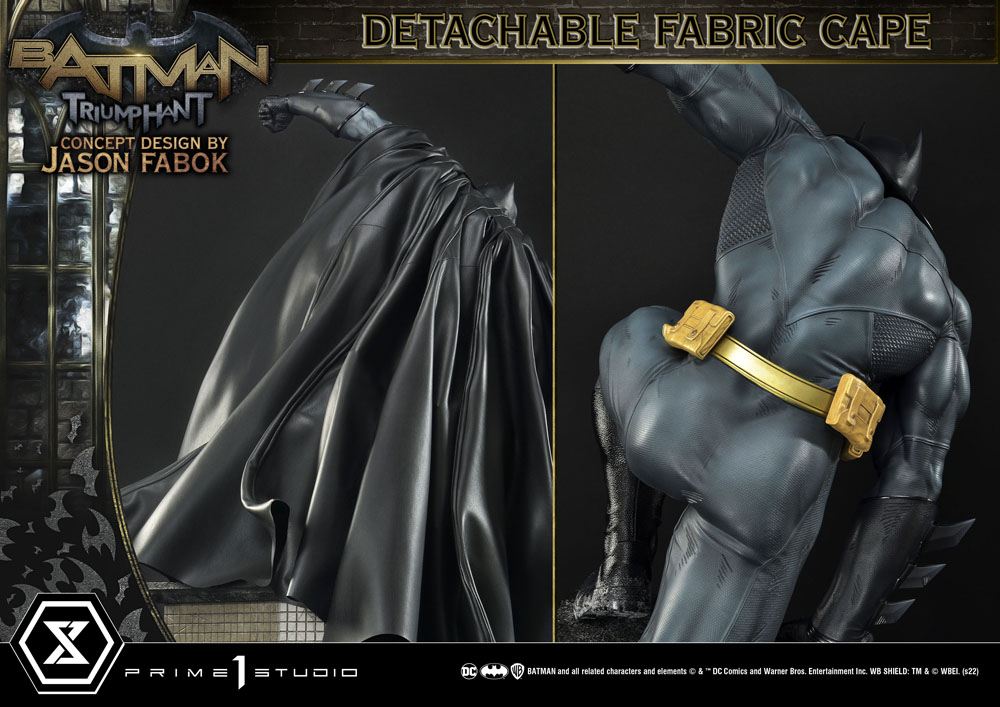 DC Comics Museum Masterline Statue 1/3 Batman Triumphant (Concept Design By Jason Fabok) Bonus Version 119 cm
