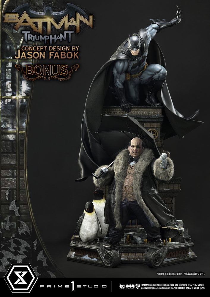 DC Comics Museum Masterline Statue 1/3 Batman Triumphant (Concept Design By Jason Fabok) Bonus Version 119 cm