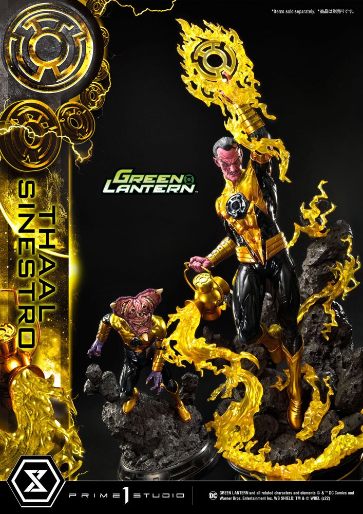 DC Comics Statue 1/3 Thaal Sinestro 111 cm