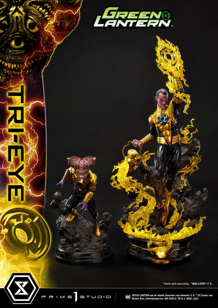 DC Comics Statue 1/3 Sinestro Corps Tri-Eye 54 cm