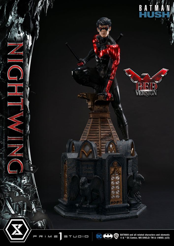 Batman Hush Statue Nightwing Red Version 87 cm