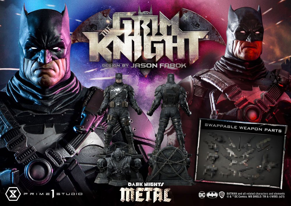 Dark Nights: Metal Statue The Grim Knight by Jason Fabok 82 cm