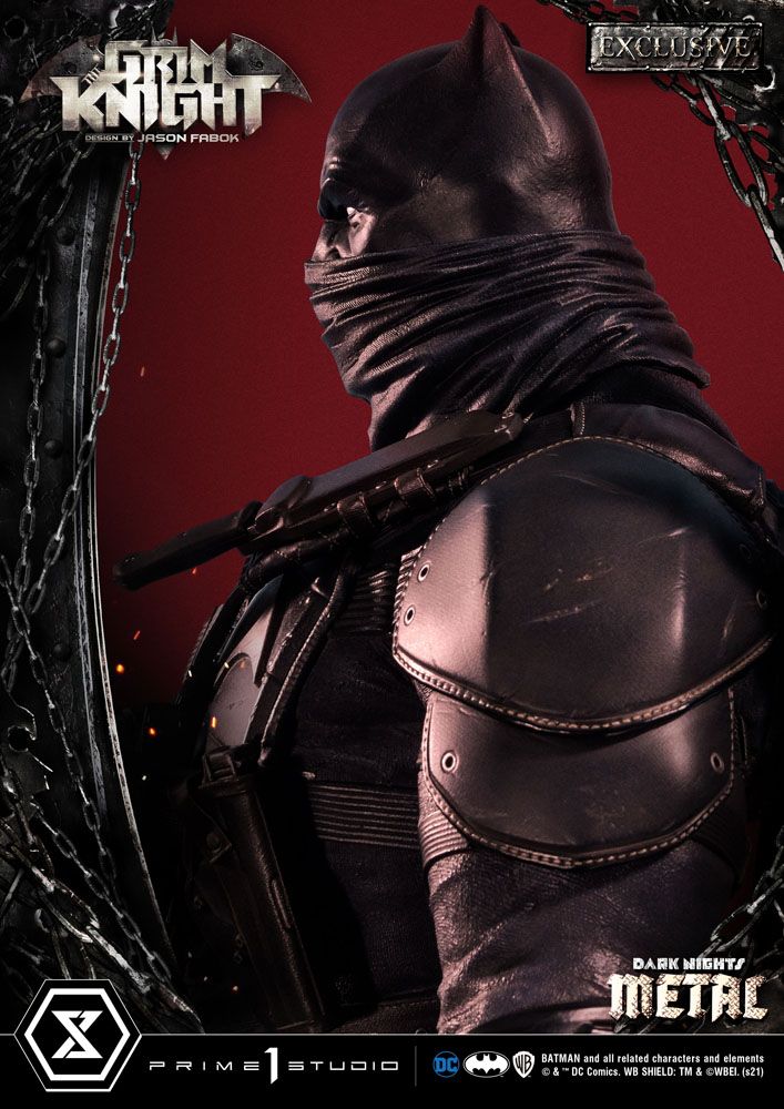 Dark Nights: Metal Statues The Grim Knight & The Grim Knight Exclusive 82 cm Assortment