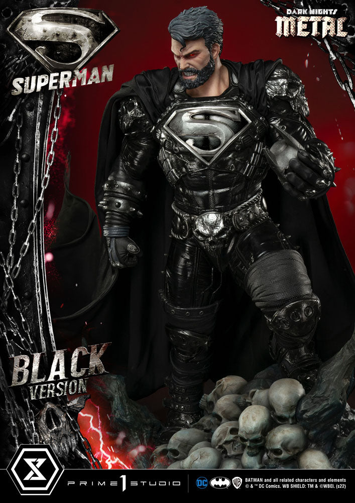 DC Comics Statue 1/3 Superman Black Version 88 cm