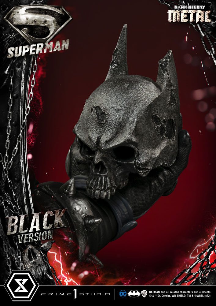 DC Comics Statue 1/3 Superman Black Version 88 cm