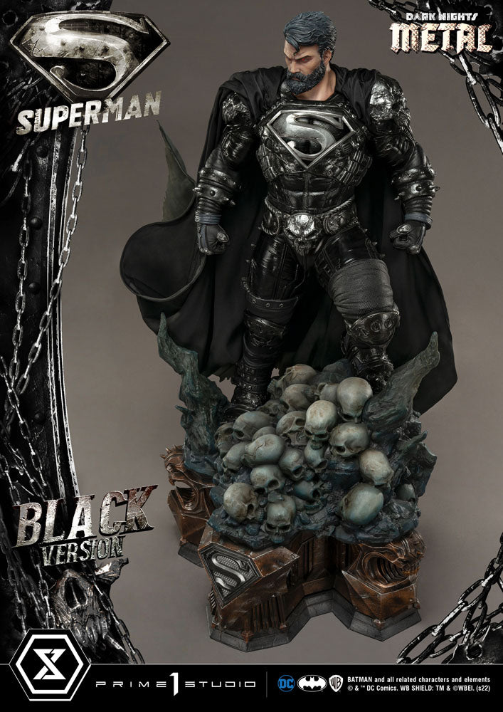 DC Comics Statue 1/3 Superman Black Version 88 cm