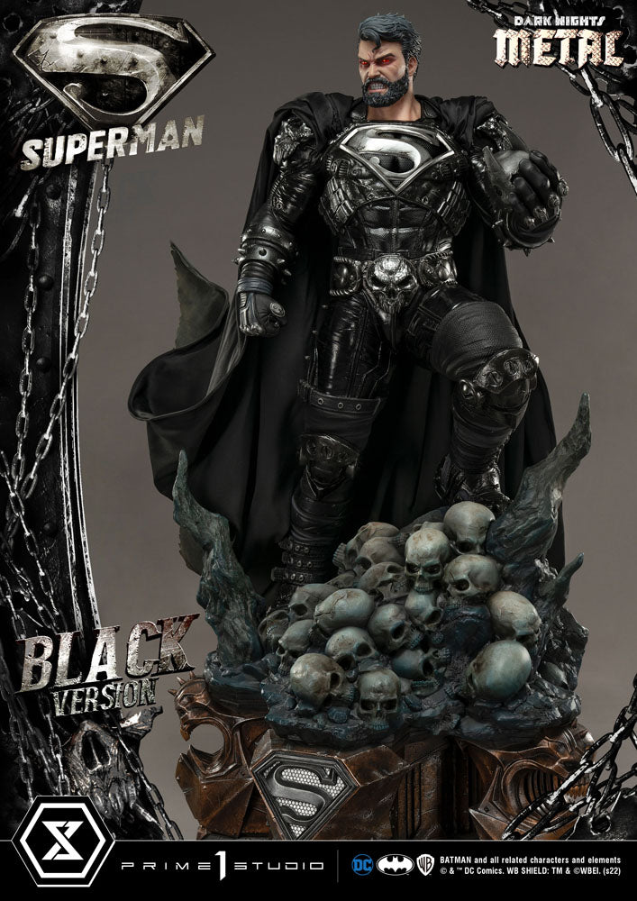 DC Comics Statue 1/3 Superman Black Version 88 cm