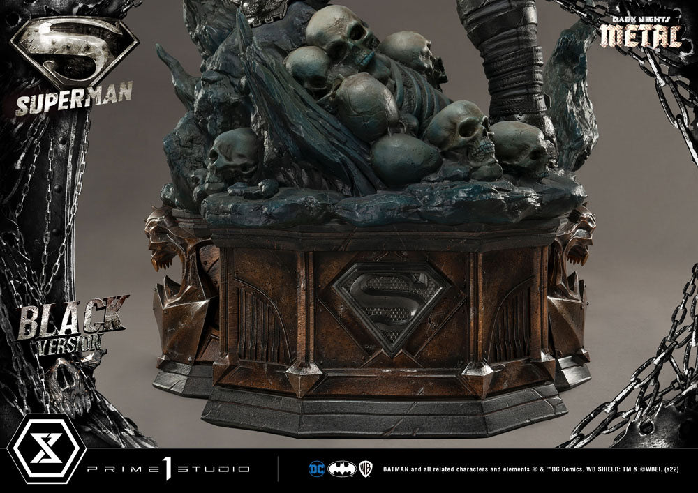 DC Comics Statue 1/3 Superman Black Version 88 cm