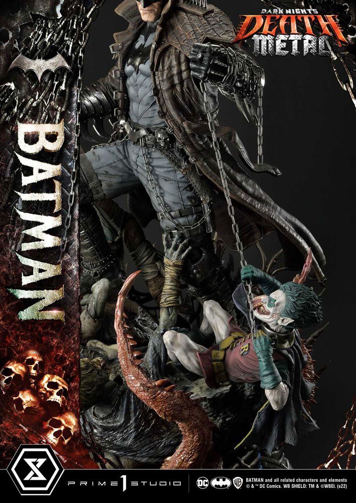 Dark Knights: Metal Statue 1/3 Death Metal Batman 105 cm
