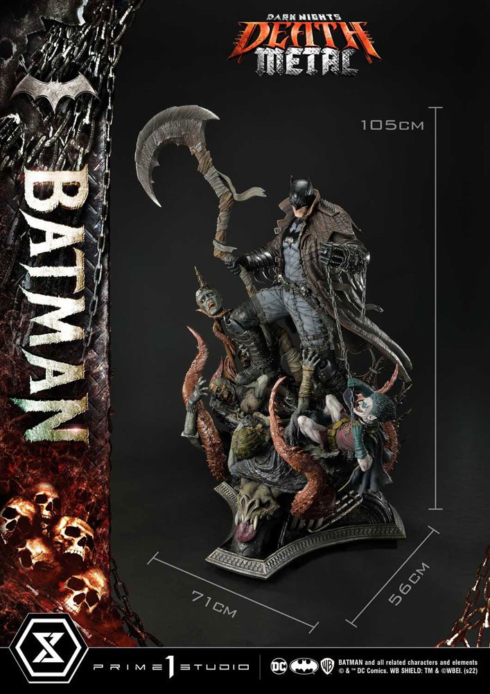 Dark Knights: Metal Statue 1/3 Death Metal Batman 105 cm