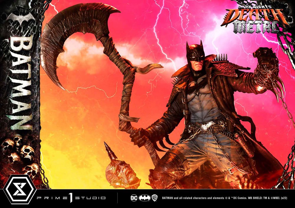Dark Knights: Metal Statue 1/3 Death Metal Batman 105 cm