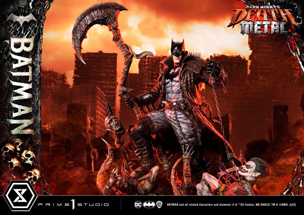 Dark Knights: Metal Statue 1/3 Death Metal Batman 105 cm