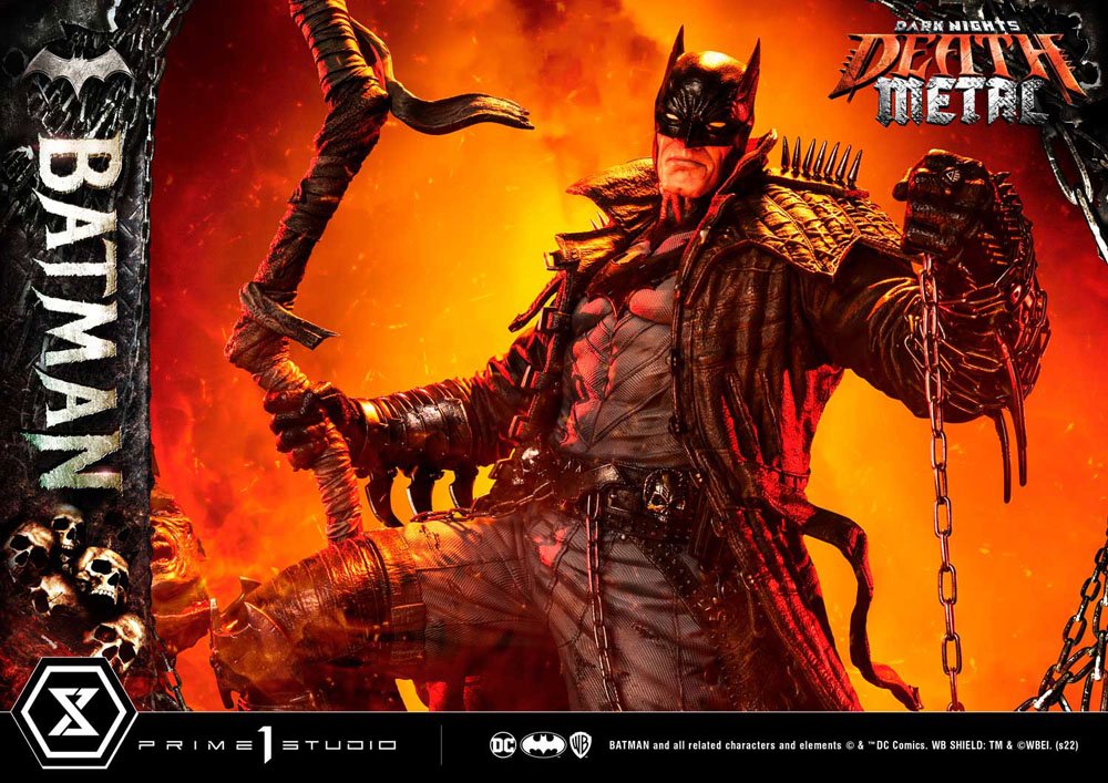Dark Knights: Metal Statue 1/3 Death Metal Batman 105 cm