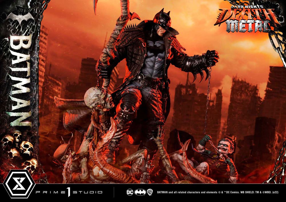 Dark Knights: Metal Statue 1/3 Death Metal Batman 105 cm