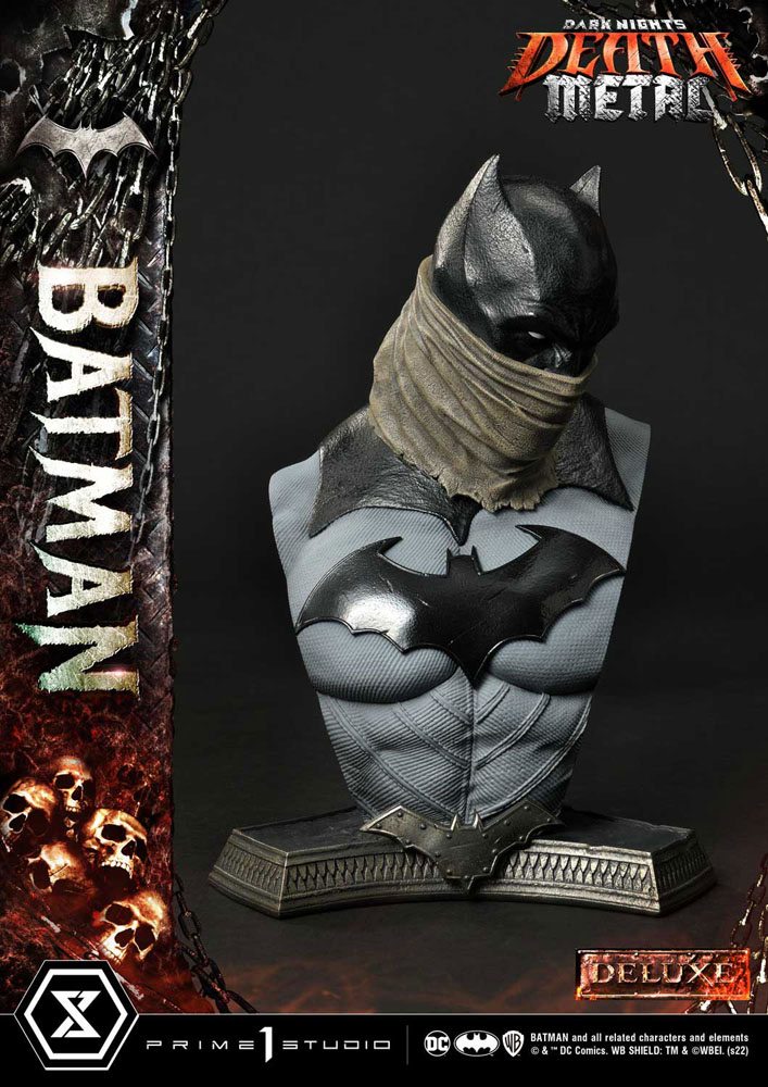 Dark Knights: Metal Statue 1/3 Death Metal Batman Deluxe Bonus Ver. 105 cm