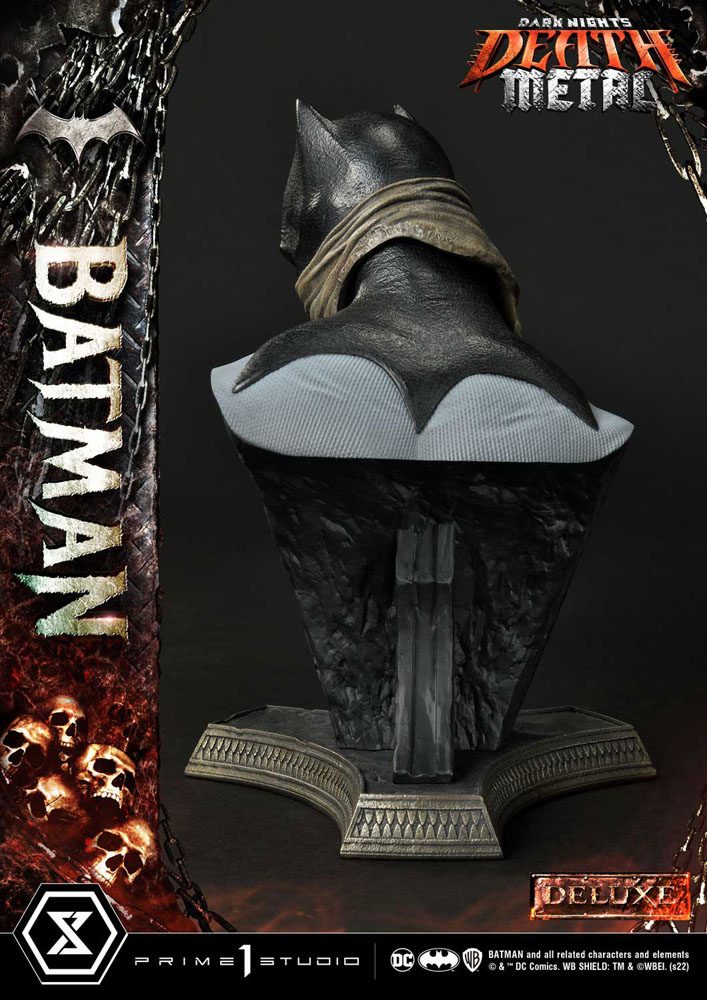 Dark Knights: Metal Statue 1/3 Death Metal Batman Deluxe Bonus Ver. 105 cm