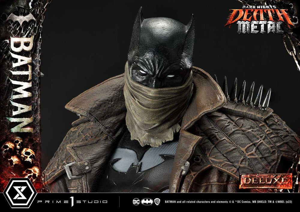 Dark Knights: Metal Statue 1/3 Death Metal Batman Deluxe Bonus Ver. 105 cm