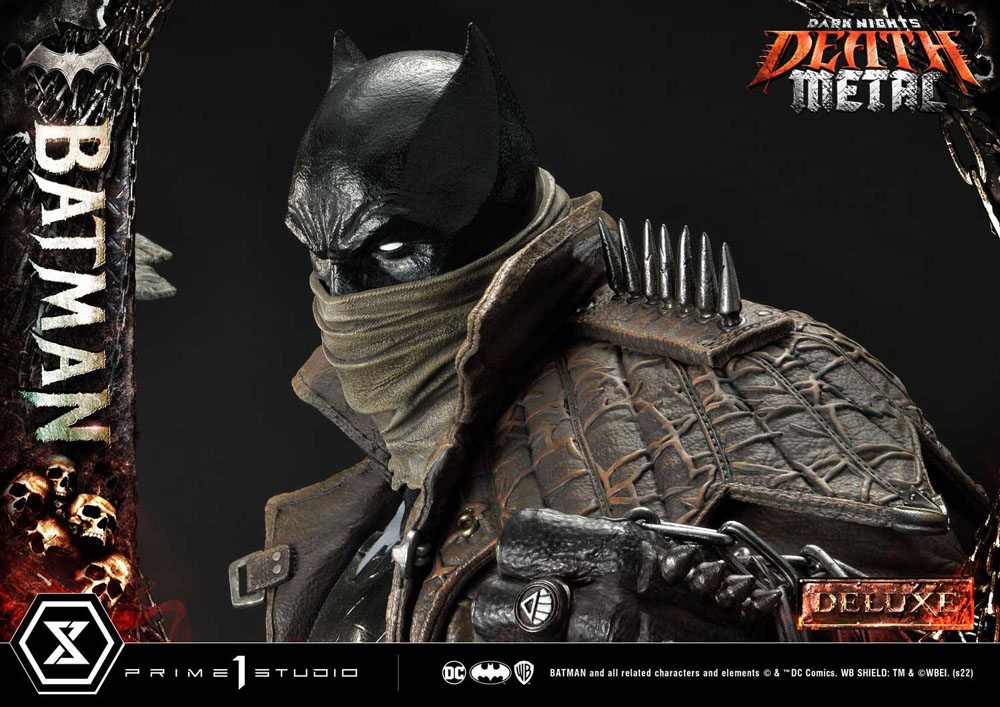 Dark Knights: Metal Statue 1/3 Death Metal Batman Deluxe Bonus Ver. 105 cm