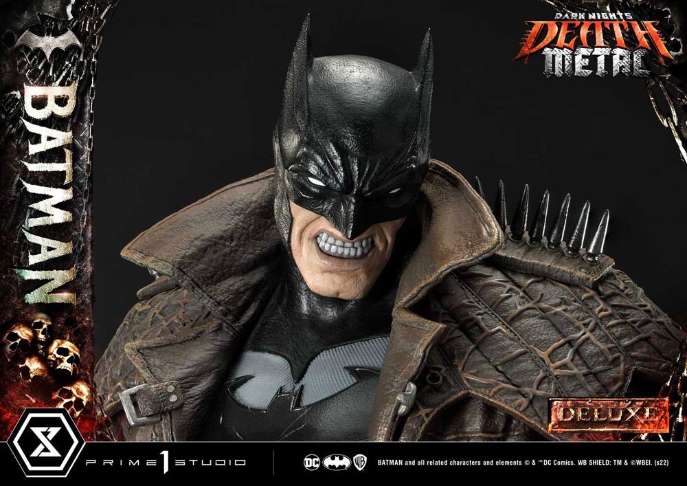 Dark Knights: Metal Statue 1/3 Death Metal Batman Deluxe Bonus Ver. 105 cm