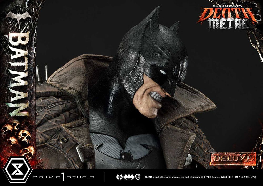 Dark Knights: Metal Statue 1/3 Death Metal Batman Deluxe Bonus Ver. 105 cm