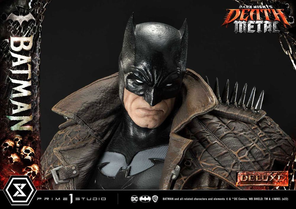 Dark Knights: Metal Statue 1/3 Death Metal Batman Deluxe Bonus Ver. 105 cm