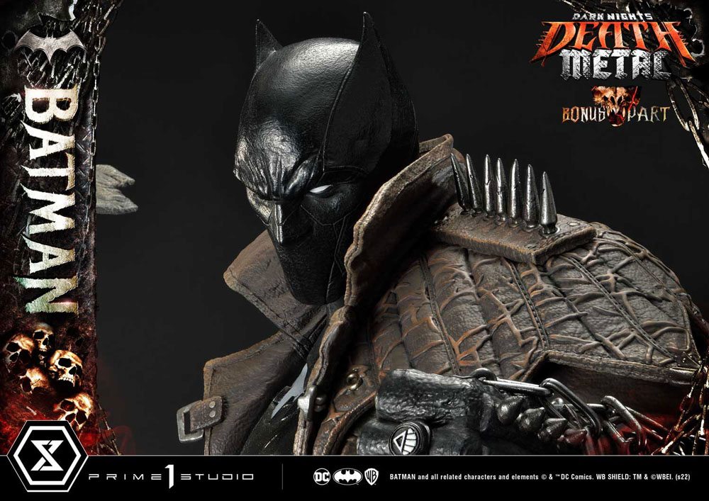 Dark Knights: Metal Statue 1/3 Death Metal Batman Deluxe Bonus Ver. 105 cm