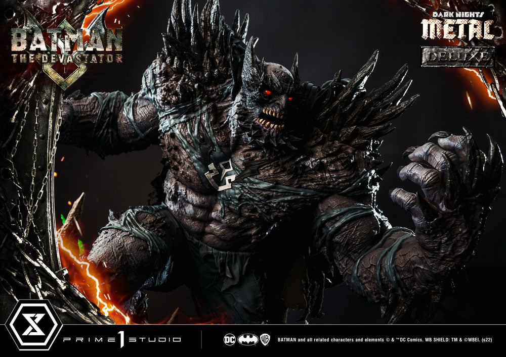 Dark Knights: Metal Statue 1/3 The Devastator Deluxe Bonus Version 98 cm