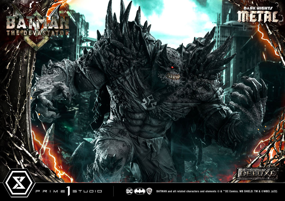 Dark Knights: Metal Statue 1/3 The Devastator Deluxe Bonus Version 98 cm
