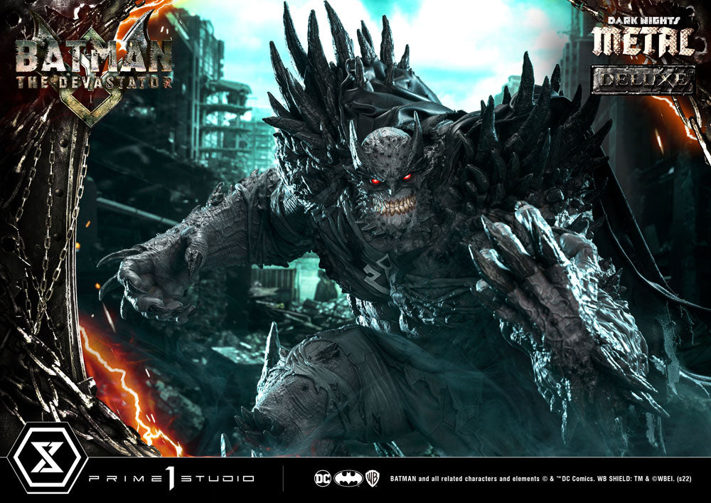 Dark Knights: Metal Statue 1/3 The Devastator Deluxe Bonus Version 98 cm