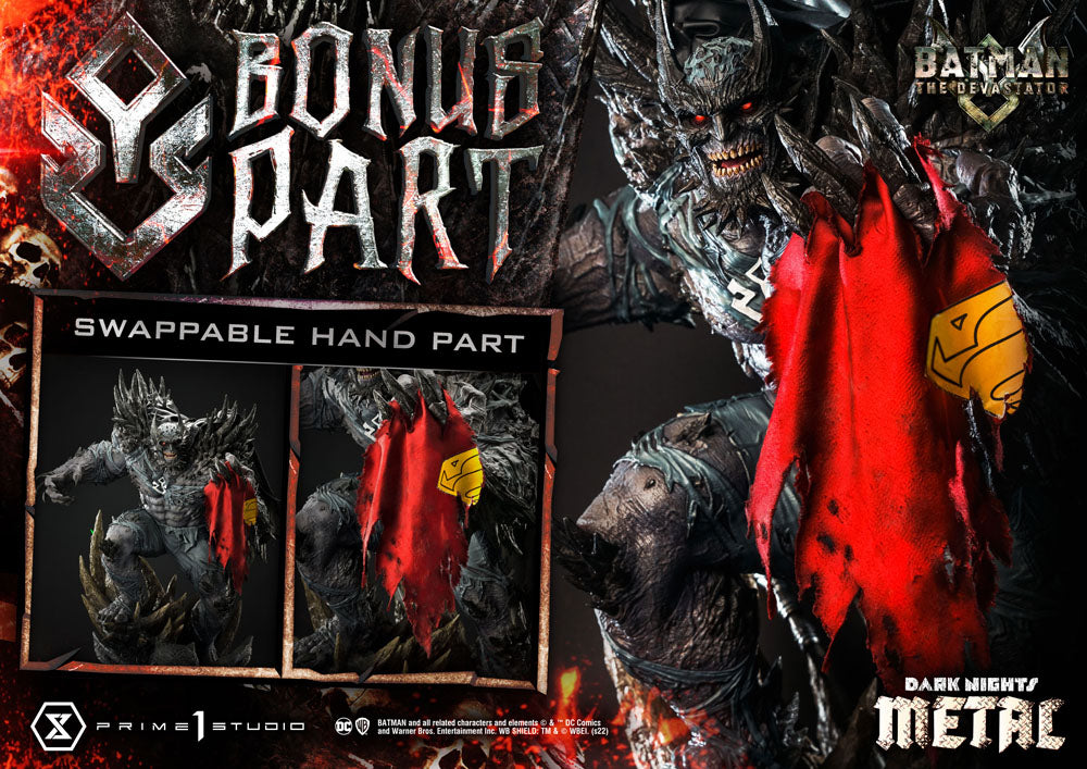 Dark Knights: Metal Statue 1/3 The Devastator Deluxe Bonus Version 98 cm