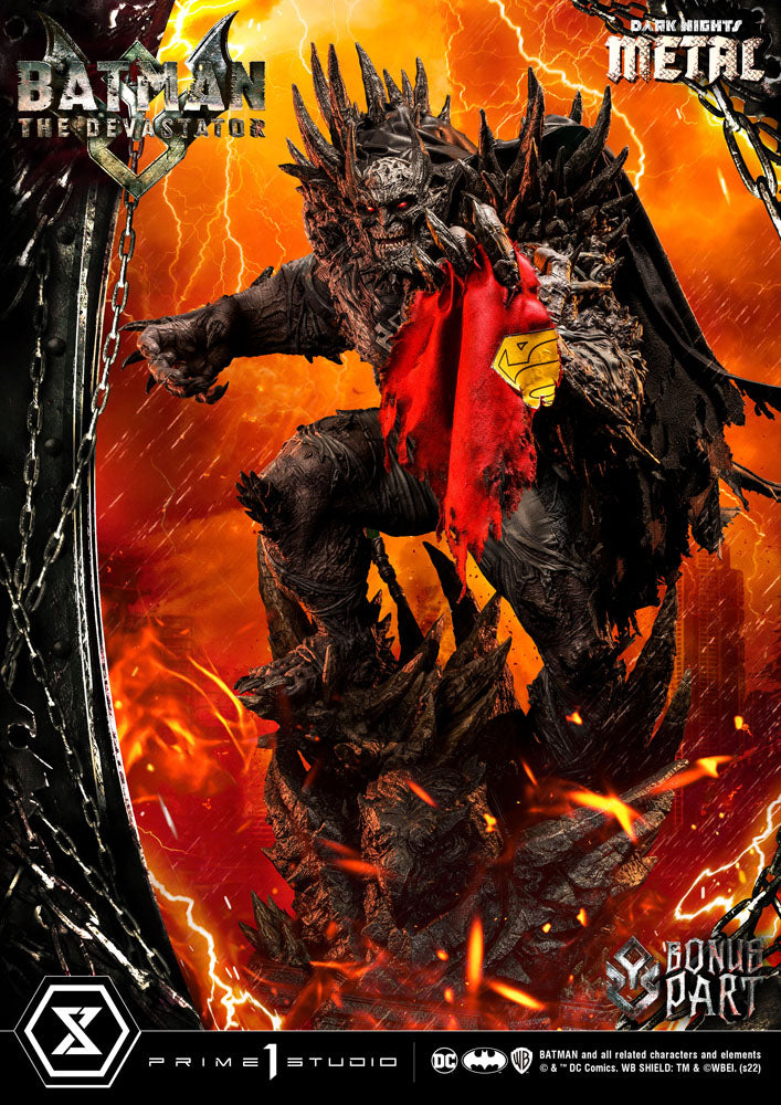 Dark Knights: Metal Statue 1/3 The Devastator Deluxe Bonus Version 98 cm