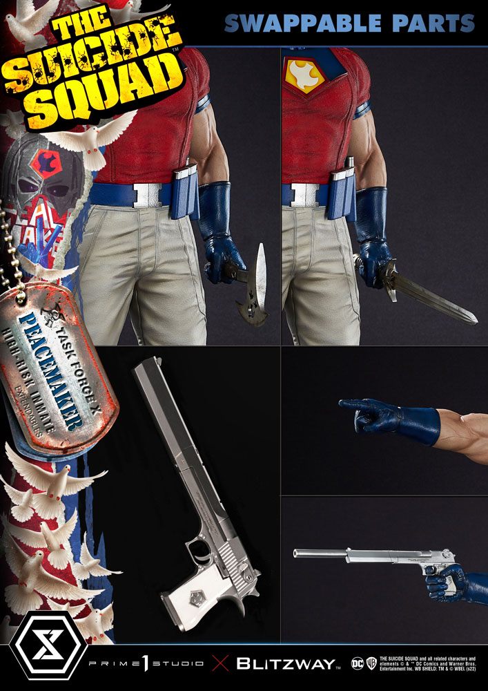 The Suicide Squad Statue 1/3 Peacemaker Bonus Version 79 cm