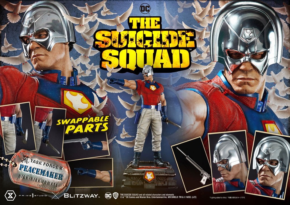 The Suicide Squad Statue 1/3 Peacemaker Bonus Version 79 cm