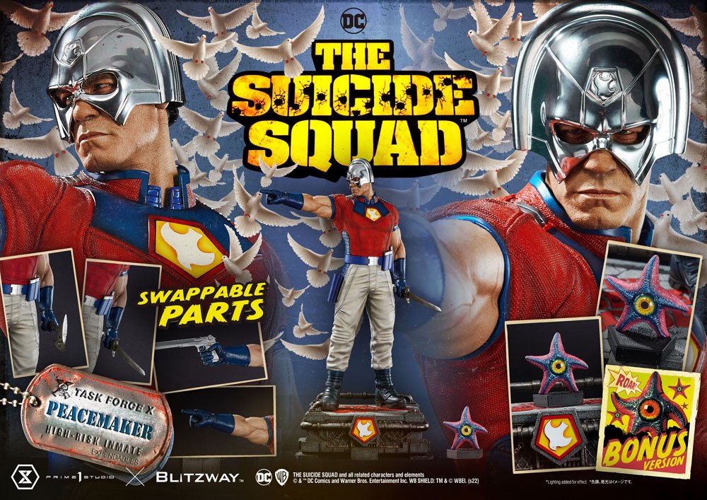 The Suicide Squad Statue 1/3 Peacemaker Bonus Version 79 cm