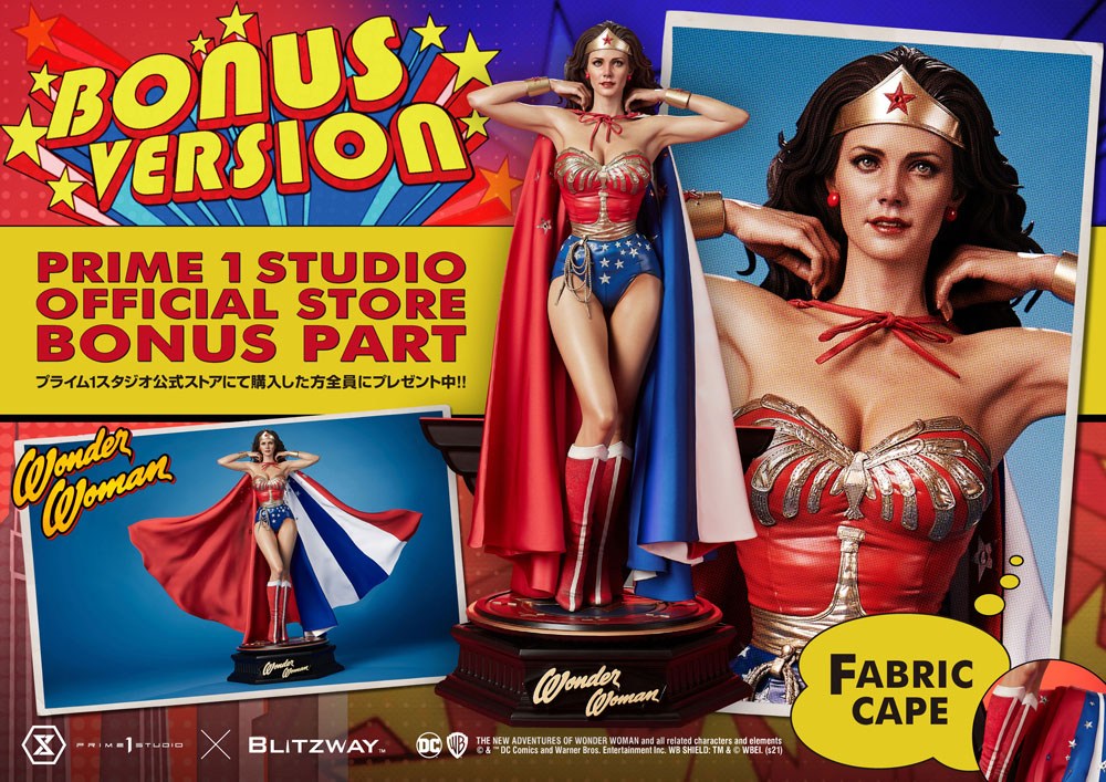 Wonder Woman 1975 Statue 1/3 Wonder Woman (Lynda Carter) Bonus Version 69 cm