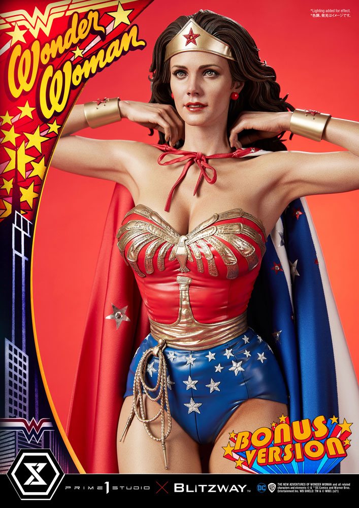 Wonder Woman 1975 Statue 1/3 Wonder Woman (Lynda Carter) Bonus Version 69 cm
