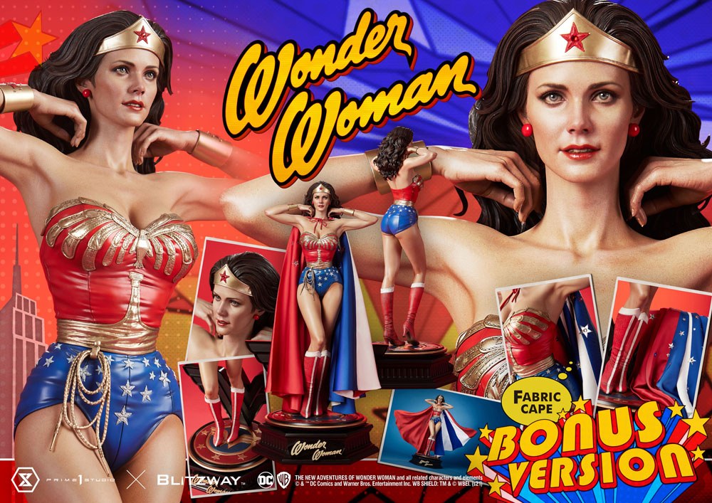 Wonder Woman 1975 Statue 1/3 Wonder Woman (Lynda Carter) Bonus Version 69 cm