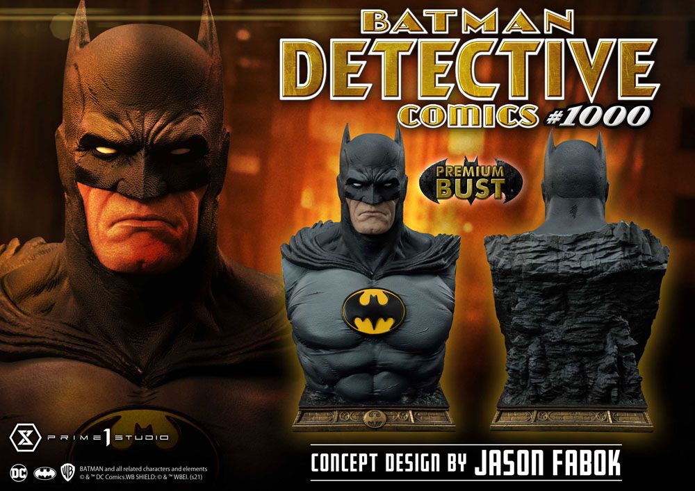 DC Comics Bust Batman Detective Comics #1000 Concept Design by Jason Fabok 26 cm