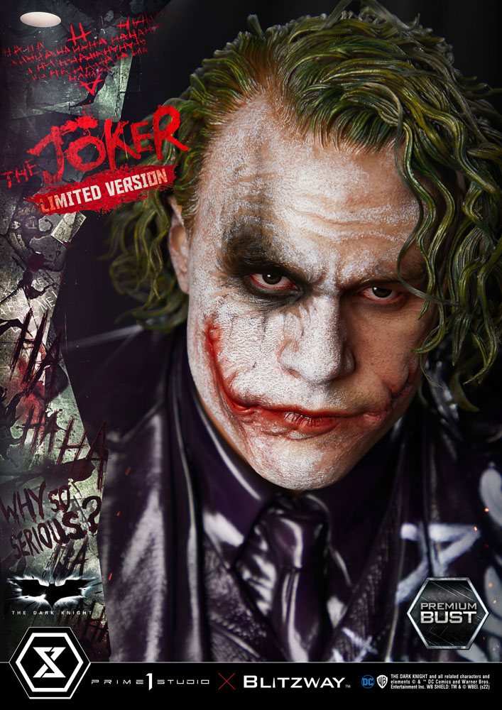 The Dark Knight Premium Bust The Joker Limited Version 26 cm