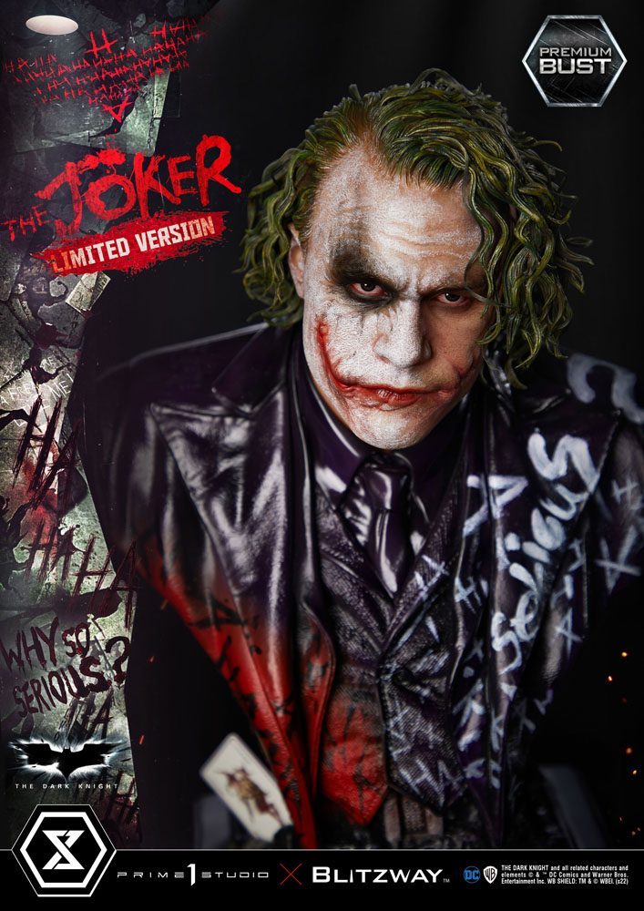 The Dark Knight Premium Bust The Joker Limited Version 26 cm
