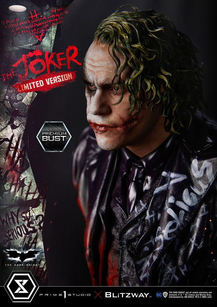 The Dark Knight Premium Bust The Joker Limited Version 26 cm