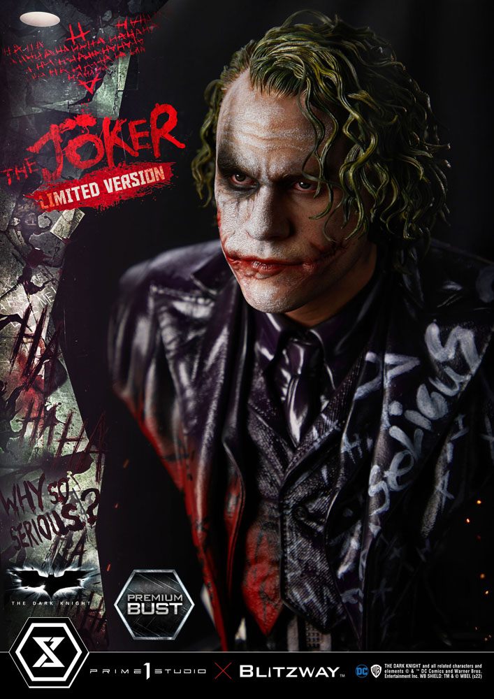 The Dark Knight Premium Bust The Joker Limited Version 26 cm