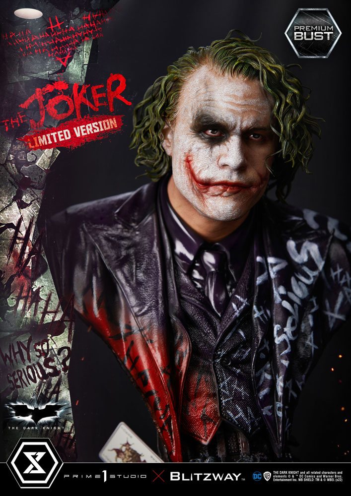 The Dark Knight Premium Bust The Joker Limited Version 26 cm