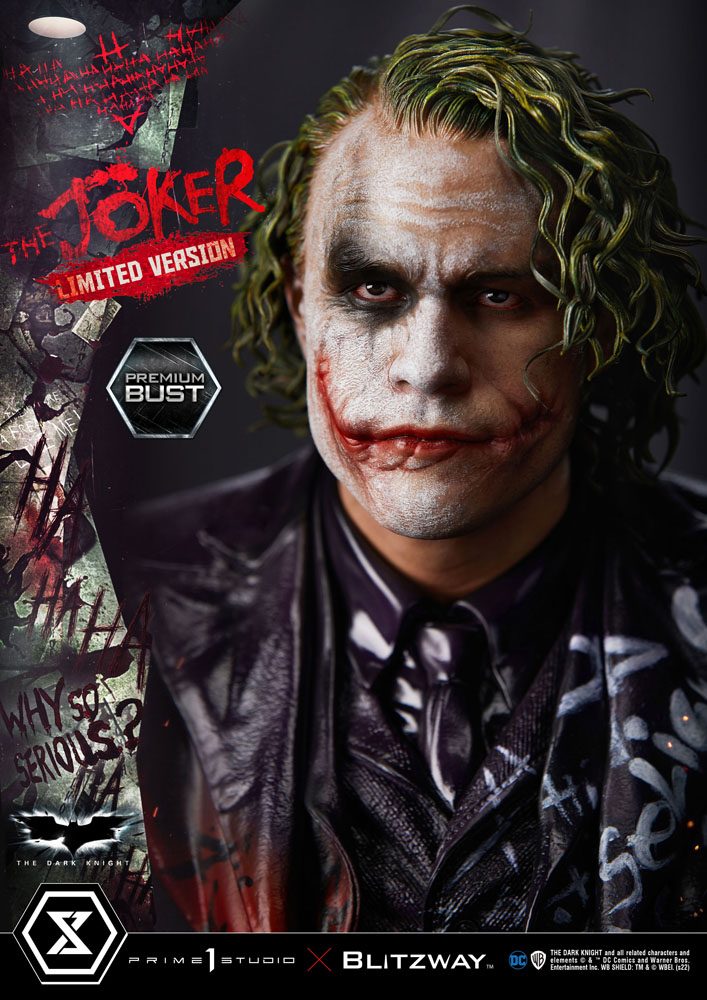 The Dark Knight Premium Bust The Joker Limited Version 26 cm