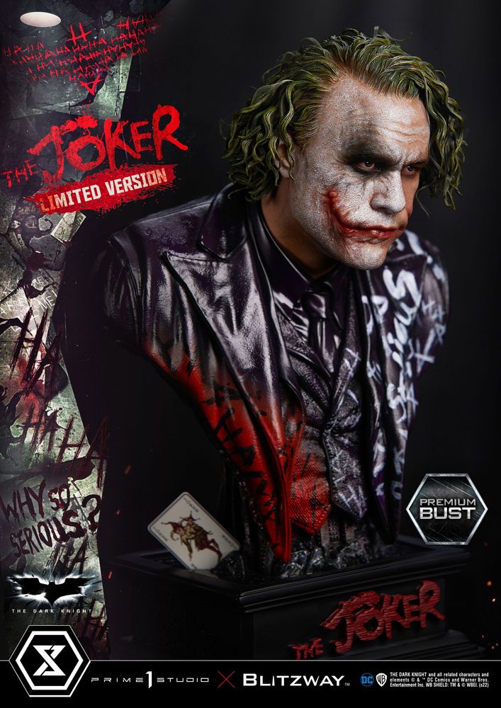 The Dark Knight Premium Bust The Joker Limited Version 26 cm