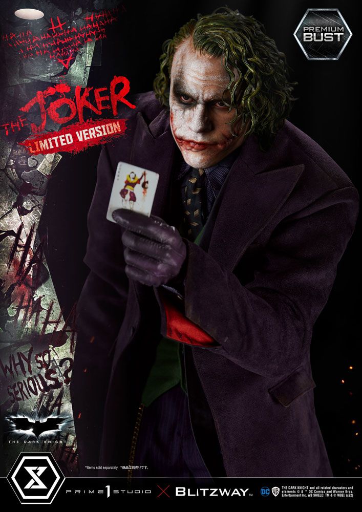 The Dark Knight Premium Bust The Joker Limited Version 26 cm